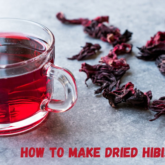 How To Make Dried Hibiscus Tea with Zobo Leaves