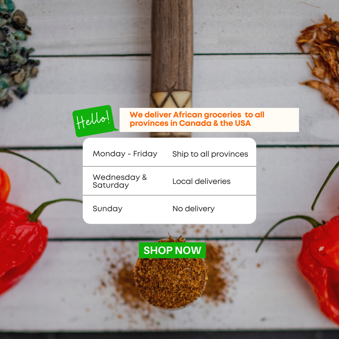African grocery delivery in Canada