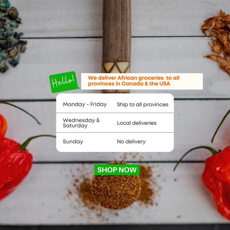 African grocery delivery in Canada